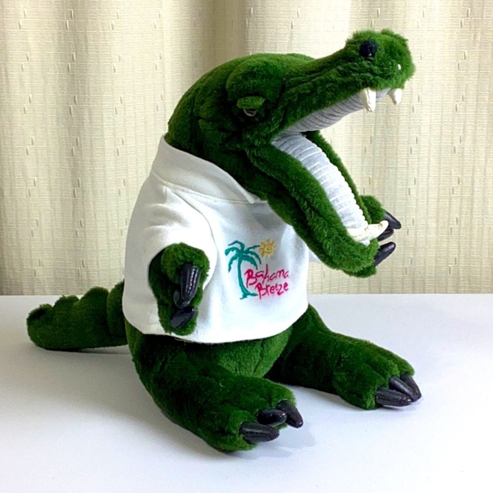Vtg The Petting Zoo Crocodile Plush
